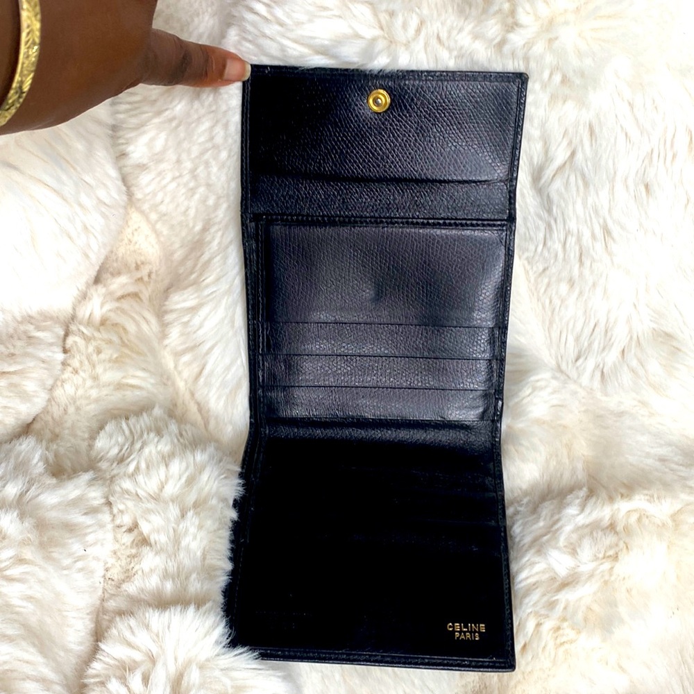 CELINE CALFSKIN COMPACT WALLET - Picture 3 of 13